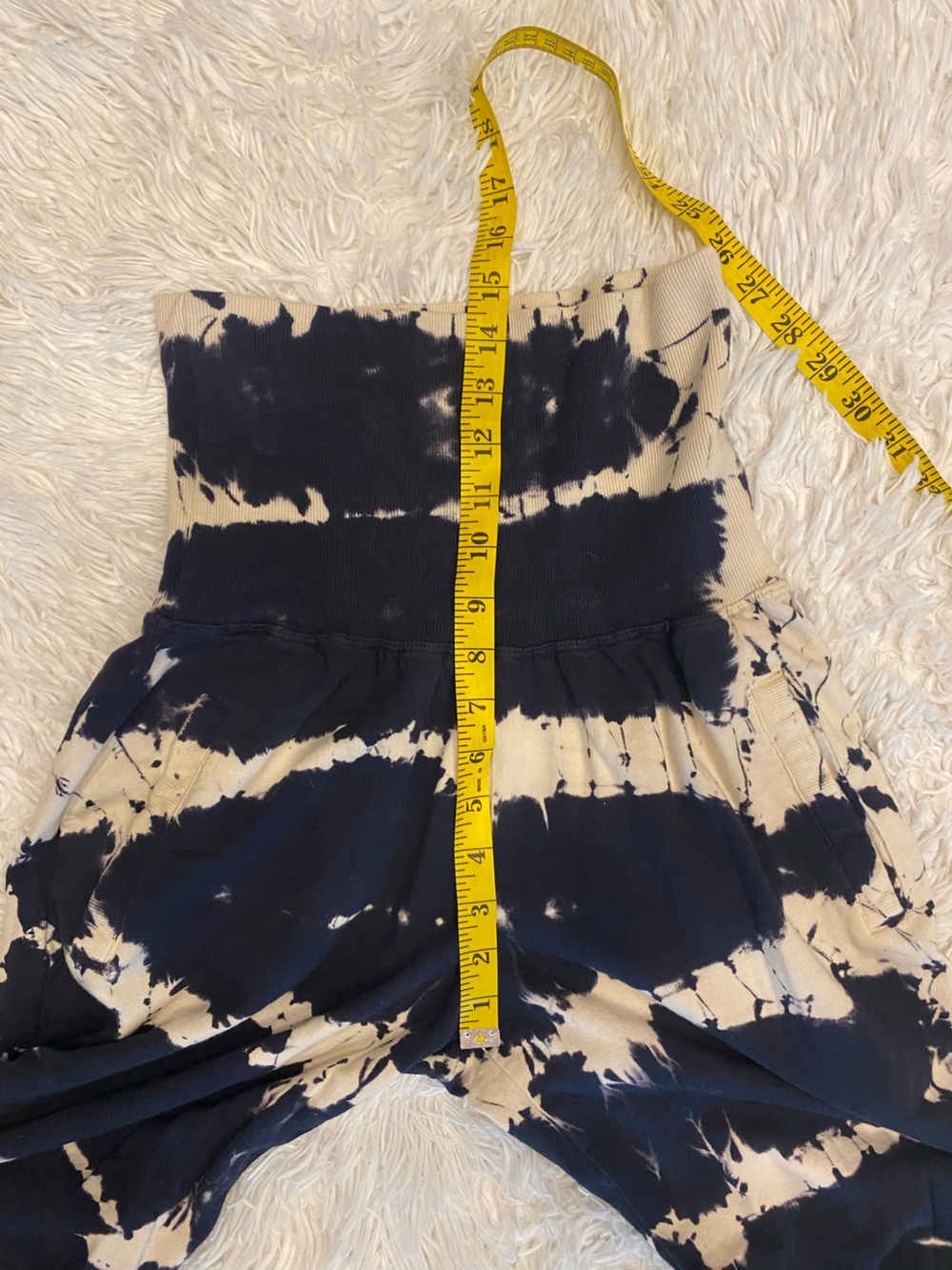 Young Fabulous & Broke YFB Blue & Cream Tie Dye Joggers NWOT Medium - Picture 6 of 9